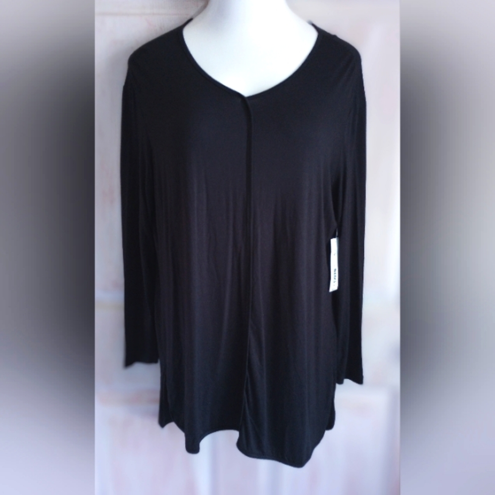 NWT Westbound Black Pullover Tunic Size Large